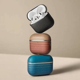 Чехол Pitaka Ультра тонкий коричневый, для AirPods Pro 3 - 3