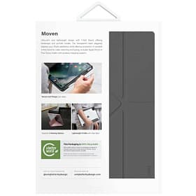 Чехол-книжка Uniq Moven для iPad Pro 13″ (2024/2025), поликарбонат, серый - 2