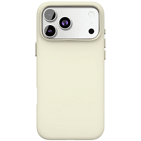 Чехол-накладка VLP Aster Pro для iPhone 17 Pro Max, силикон, белый - 0