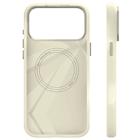 Чехол-накладка VLP Aster Pro для iPhone 17 Pro Max, силикон, белый - 2