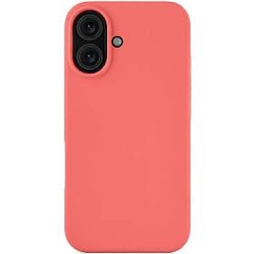 Чехол-накладка uBear Touch Mag Case для iPhone 16, силикон, коралловый - 0