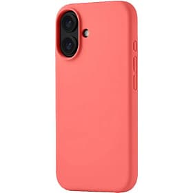 Чехол-накладка uBear Touch Mag Case для iPhone 16, силикон, коралловый - 1