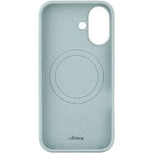 Чехол-накладка uBear Touch Mag Case для iPhone 16, силикон, мятный - 3