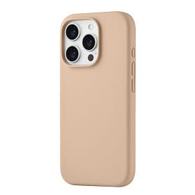 Чехол-накладка uBear Touch Mag Case для iPhone 16 Pro, силикон, латте - 1