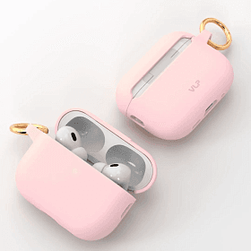 Чехол VLP Satin Case розовый, для AirPods Pro 3 - 3