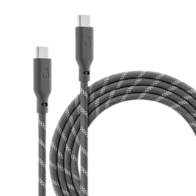 Кабель uBear Trend Cable USB-C / USB-C, 60Вт 1,2м, серый - 2
