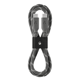 Кабель uBear Trend Cable USB-C / USB-C, 60Вт 1,2м, серый - 3