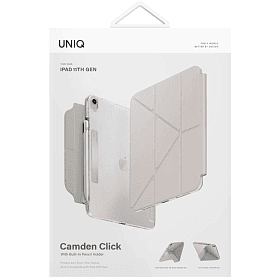 Чехол-книжка Uniq Camden Click для iPad 11 (2025)/10,9″ (2022), поликарбонат, айвори - 3