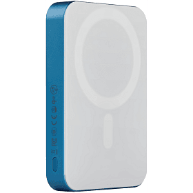Внешний аккумулятор c БЗУ Pitaka Power Bank Qi2 10000 мАч, синий - 2