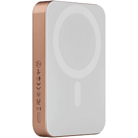 Внешний аккумулятор c БЗУ Pitaka Power Bank Qi2 10000 мАч, коричневый - 2