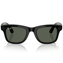 Умные очки Ray-Ban Wayfarer Shiny Black G15 Green L, черный - 1