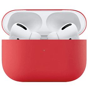 Чехол uBear Touch Case красный, для AirPods Pro - 0