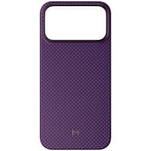 Чехол-накладка Magssory Aramid Frame Case для iPhone 18 Pro Max, арамид (кевлар), бургунди - 0
