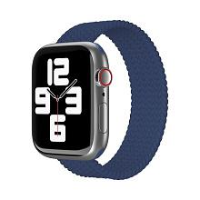 Ремешок VLP для Apple Watch 45mm, L/XL, нейлон, темно-синий - 0