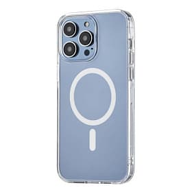 Чехол-накладка uBear Real Mag Case для iPhone 14 Pro Max, поликарбонат, прозрачный - 0